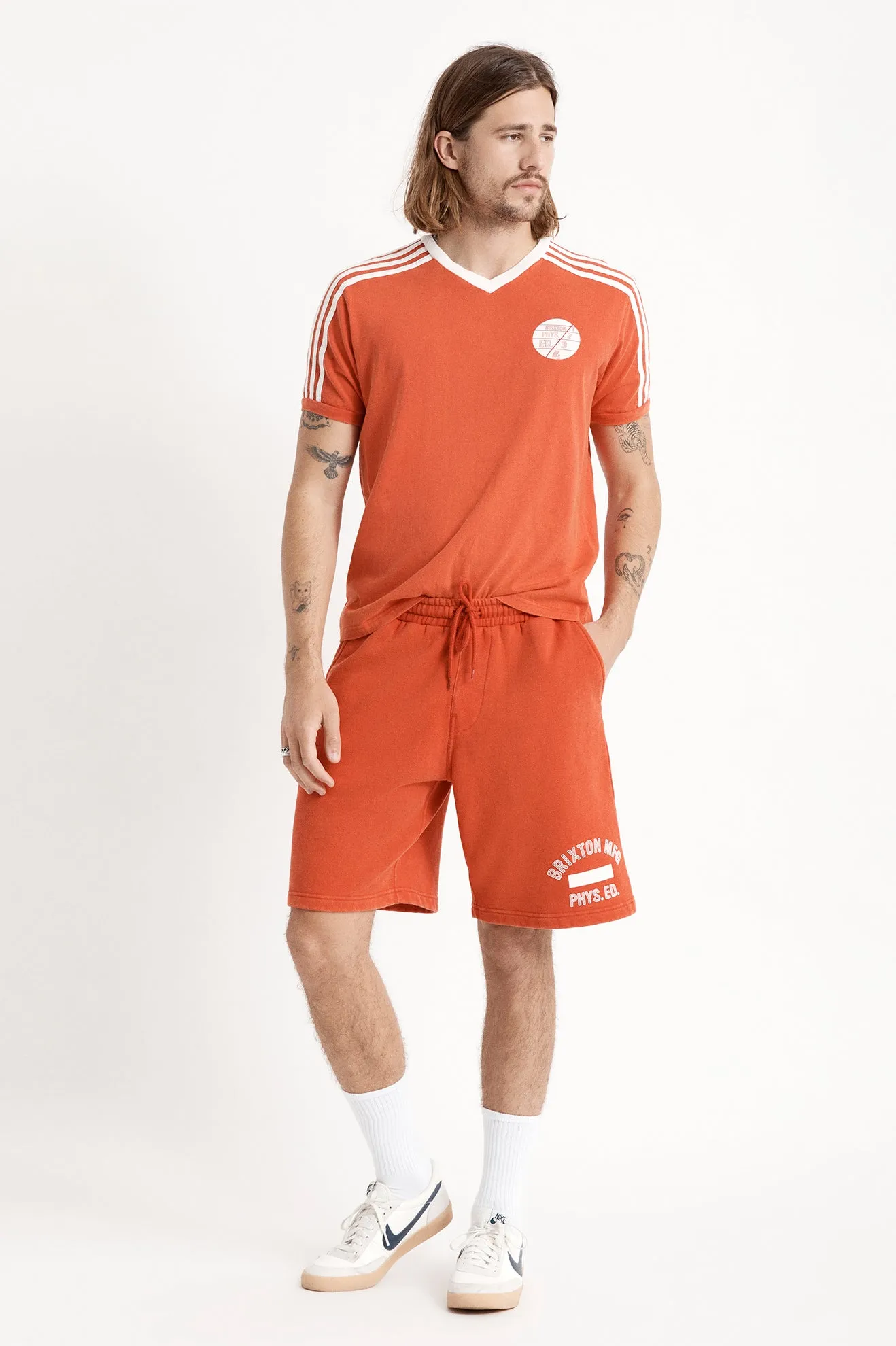Phys. Ed. Fleece Short - Racing Red sold by Brixton product image thumbnail 2