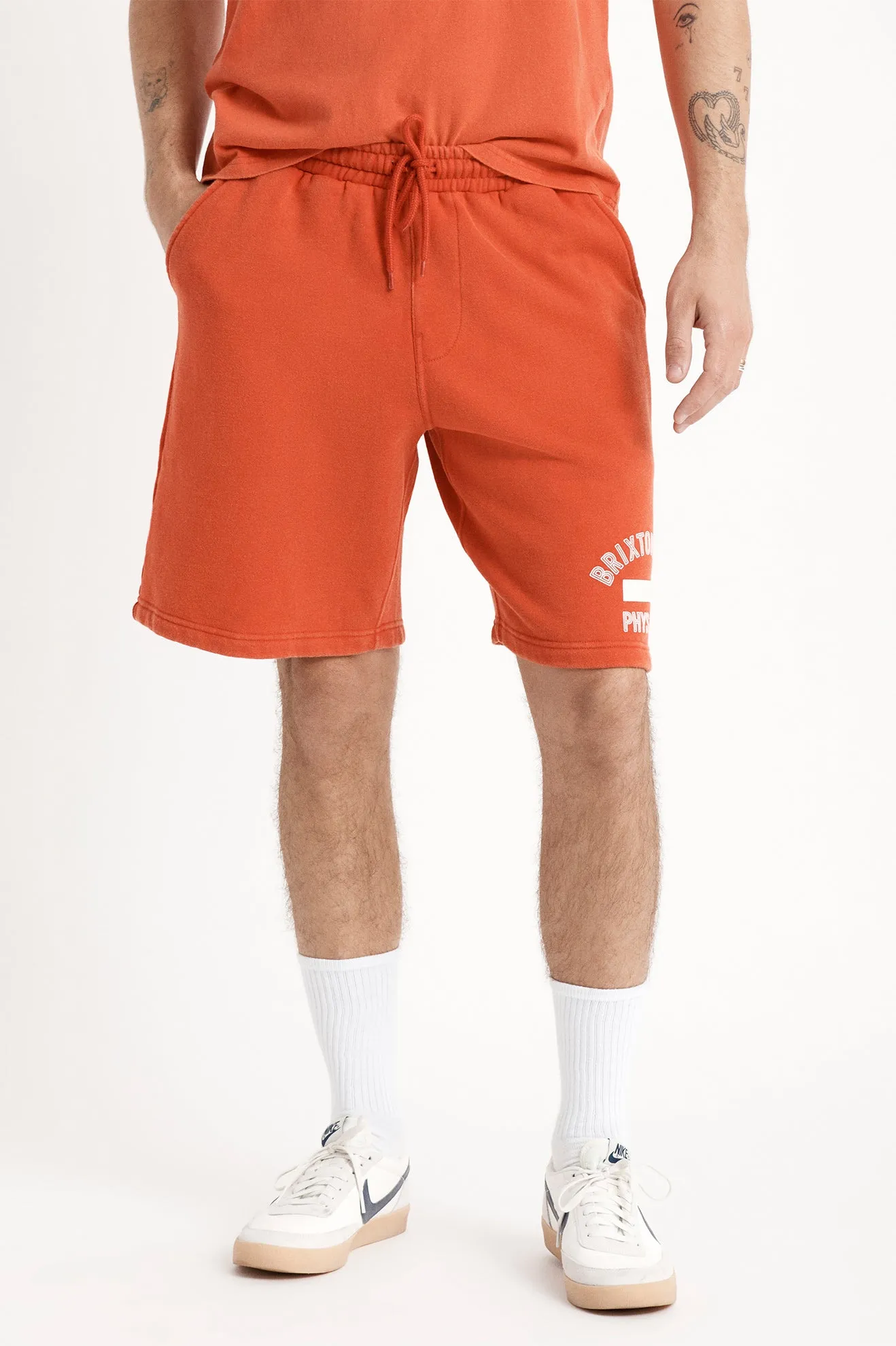 Phys. Ed. Fleece Short - Racing Red sold by Brixton