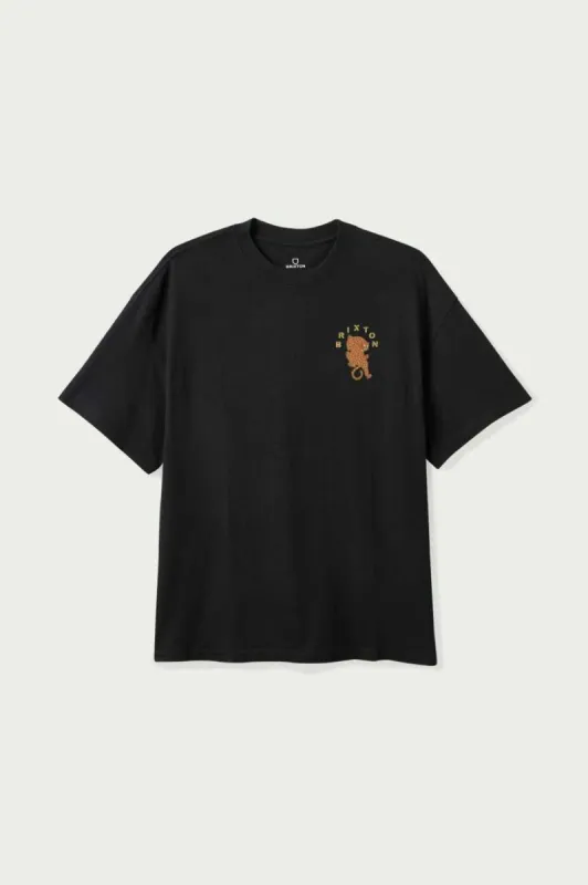 Seeks S/S Standard T-Shirt - Black sold by Brixton