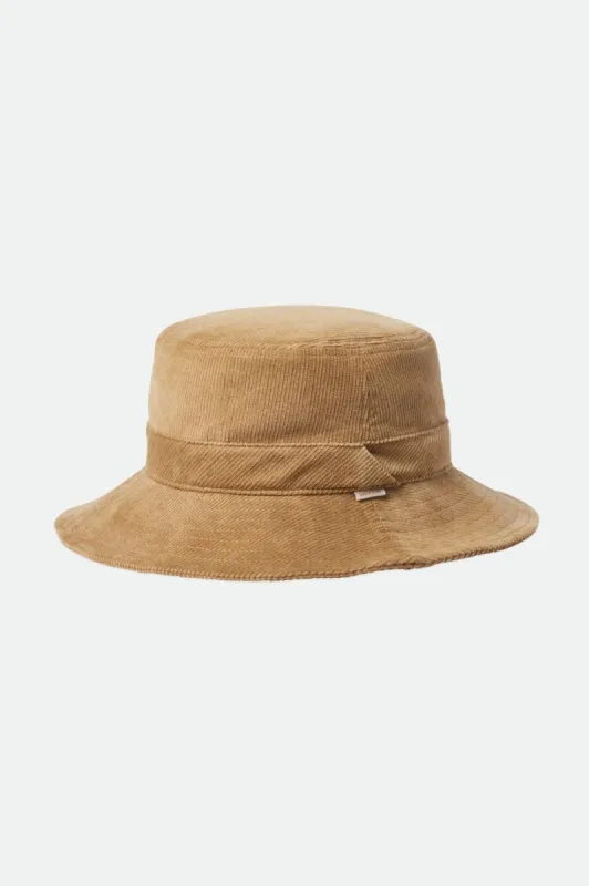 Petra Packable Bucket Hat - Sand sold by Brixton