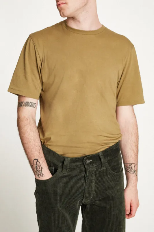 Basic S/S Premium Tee - Dusty Olive sold by Brixton
