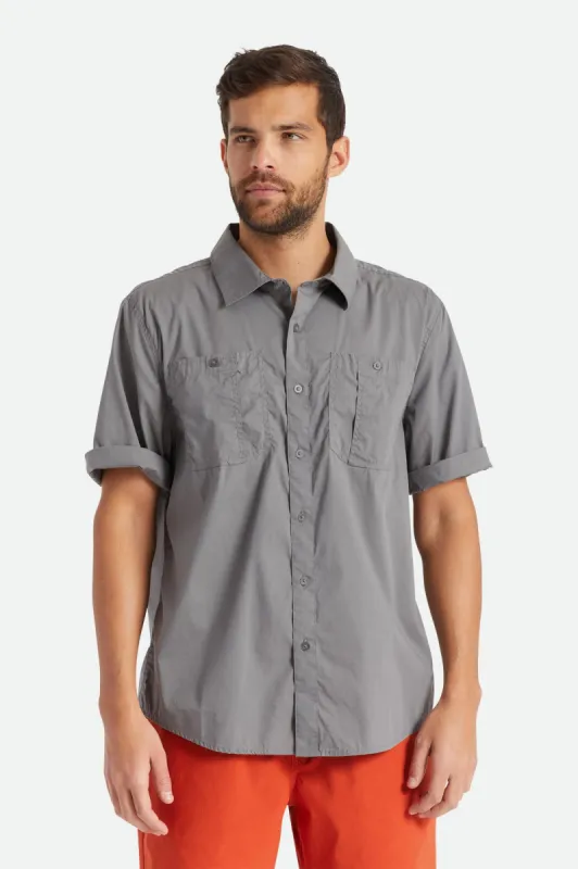 Charter Utility S/S Woven Shirt - Pebble sold by Brixton