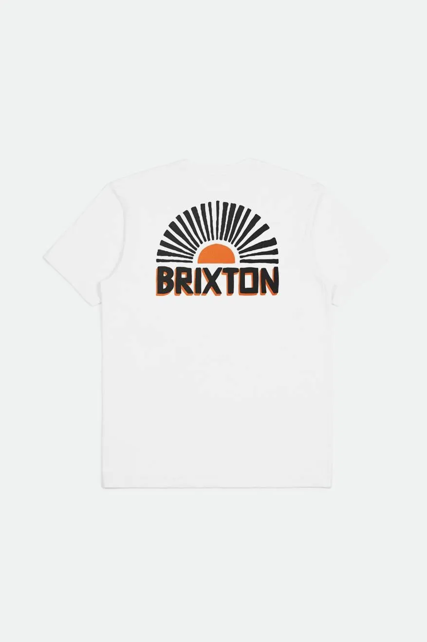 Fairview S/S Tailored Tee - White sold by Brixton product image thumbnail 2