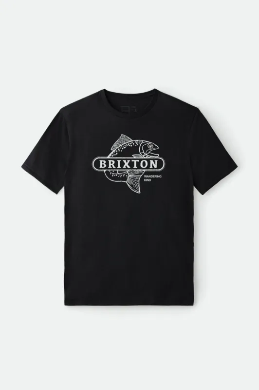 Mahlon Utility S/S Standard Tee - Black sold by Brixton