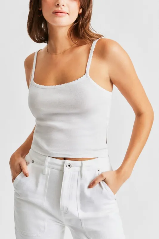 Hilary Tank - White made by Brixton