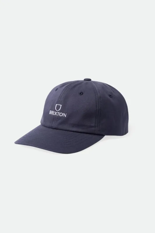Alpha LP Cap - Navy Vintage Wash sold by Brixton