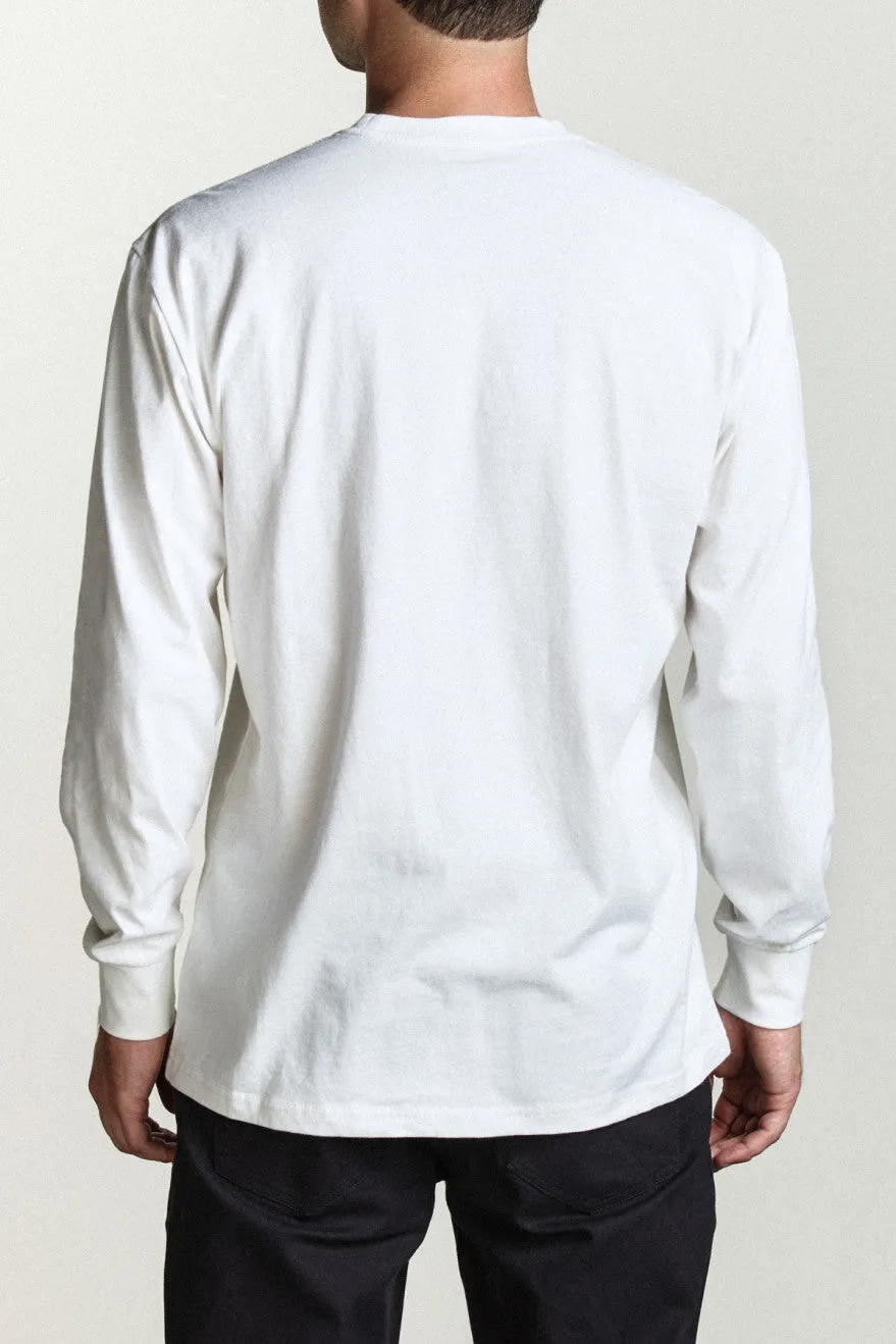 Basic L/S Pocket Tee - Off White sold by Brixton product image thumbnail 3