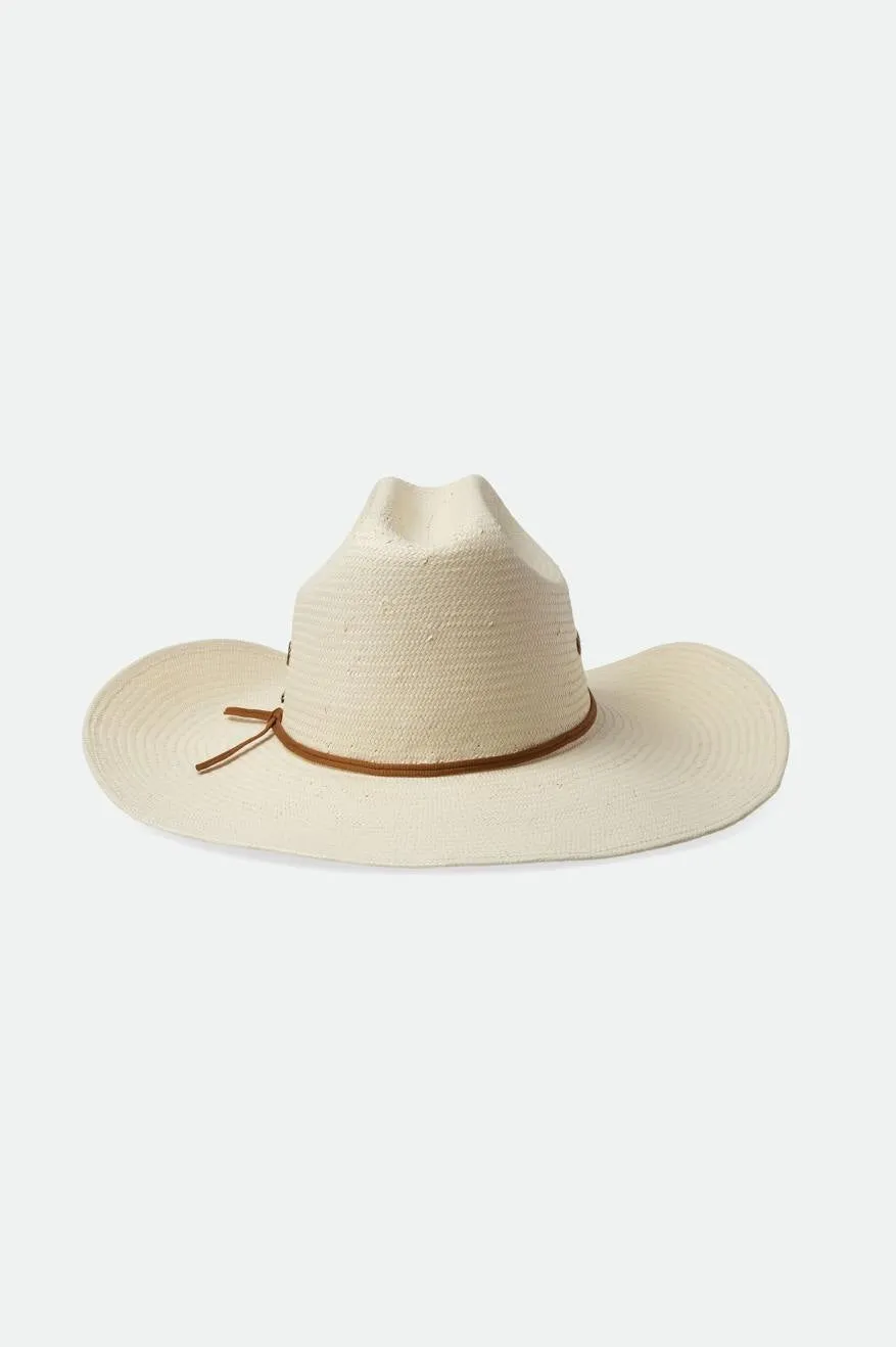 El Paso Straw Reserve Cowboy Hat - Off White sold by Brixton product image thumbnail 2