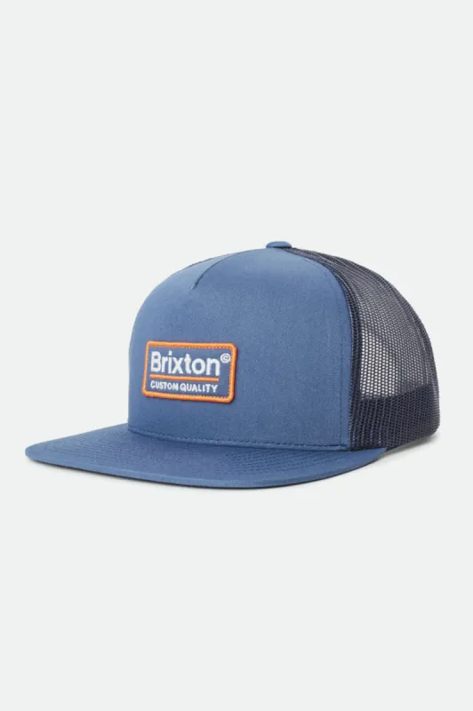 Palmer Mesh Cap - Washed Navy sold by Brixton