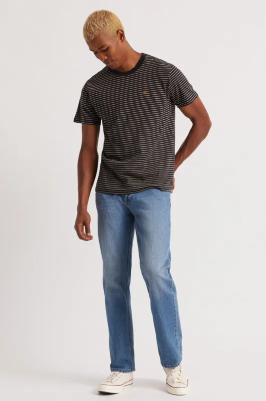 Labor 5-Pocket Denim Pant - Faded Indigo sold by Brixton