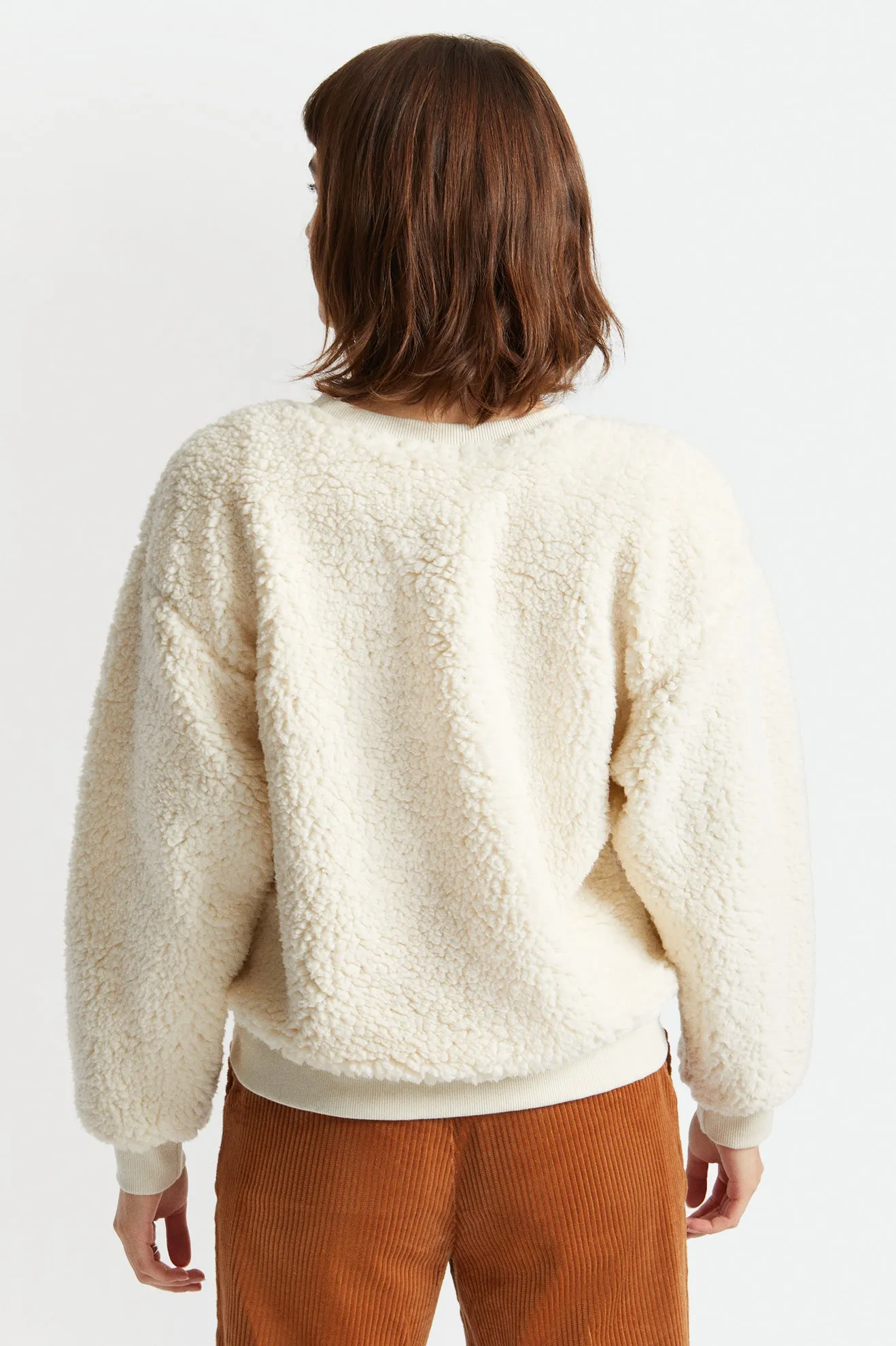 Cloud Sherpa Crew - Dove sold by Brixton product image thumbnail 4