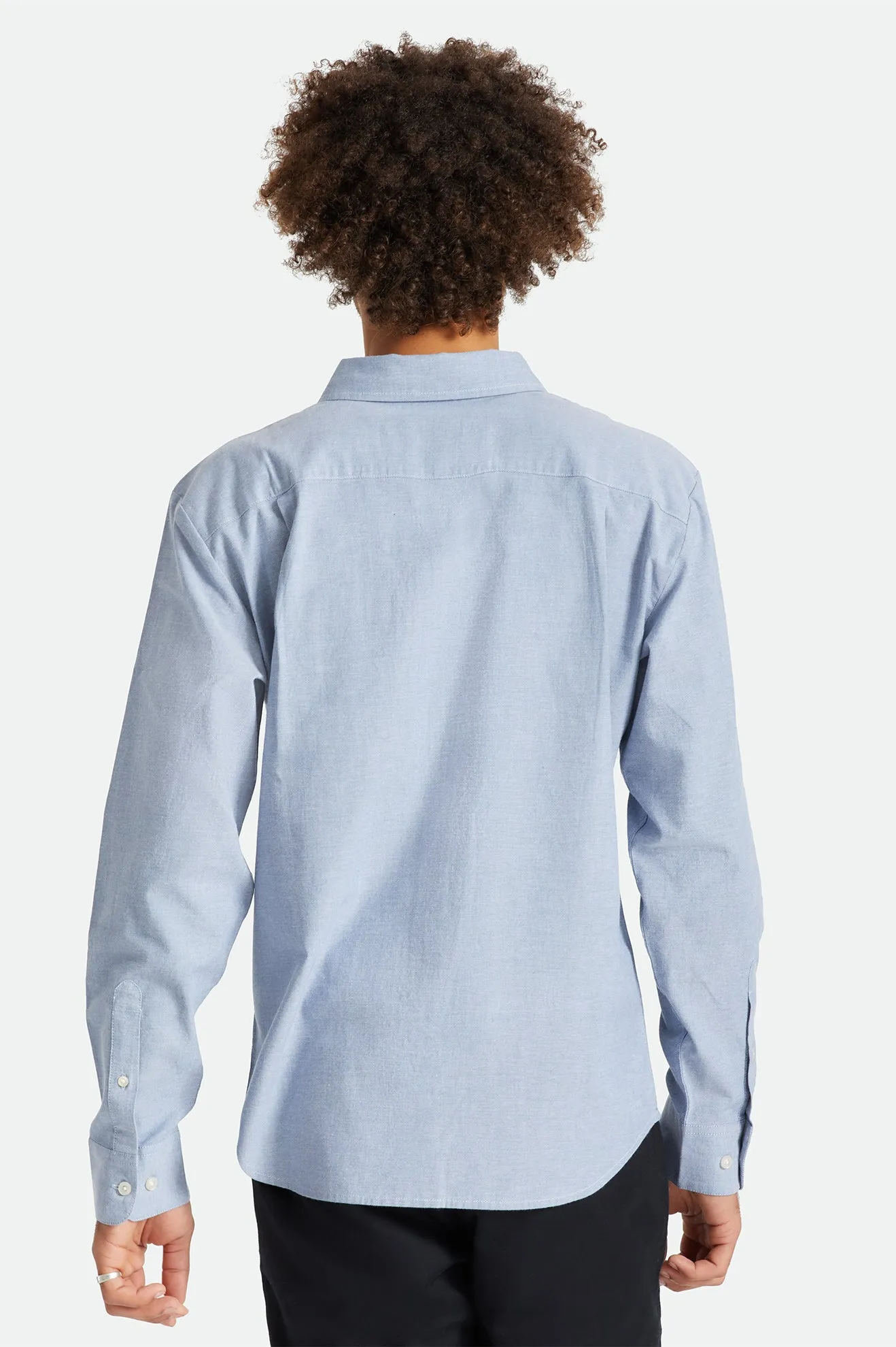 Charter Oxford L/S Woven - Light Blue Chambray sold by Brixton product image thumbnail 5
