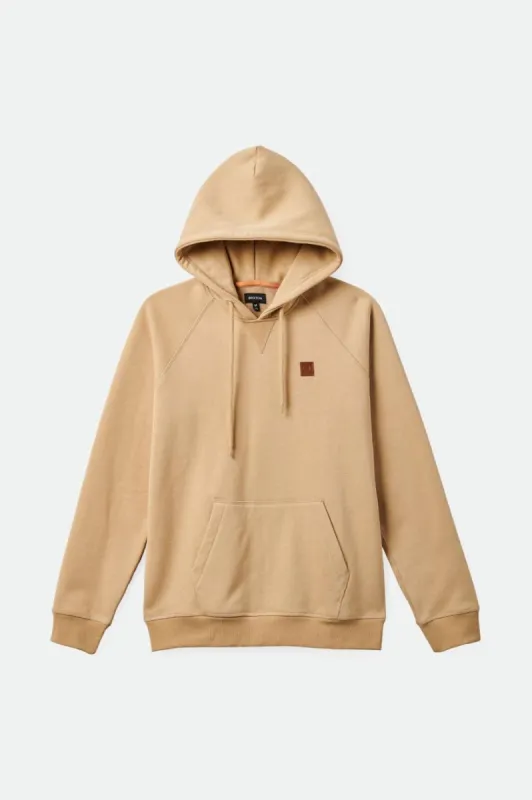 Builders Water Resistant Heavyweight Fleece Hood - Sand sold by Brixton