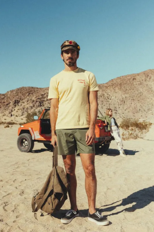 Vintage Nylon Trunk - Olive Surplus sold by Brixton