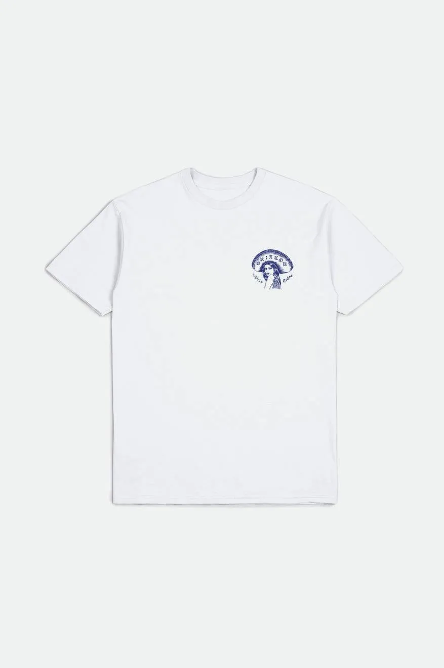 Vive Libre S/S Standard Tee - White sold by Brixton