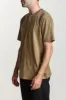Basic S/S Henley - Dusty Olive sold by Brixton