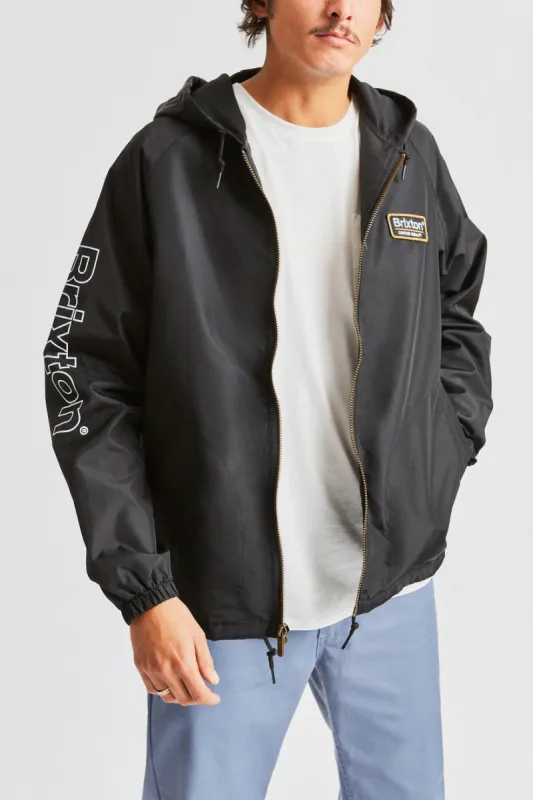 Claxton Palmer Hood Jacket - Black sold by Brixton