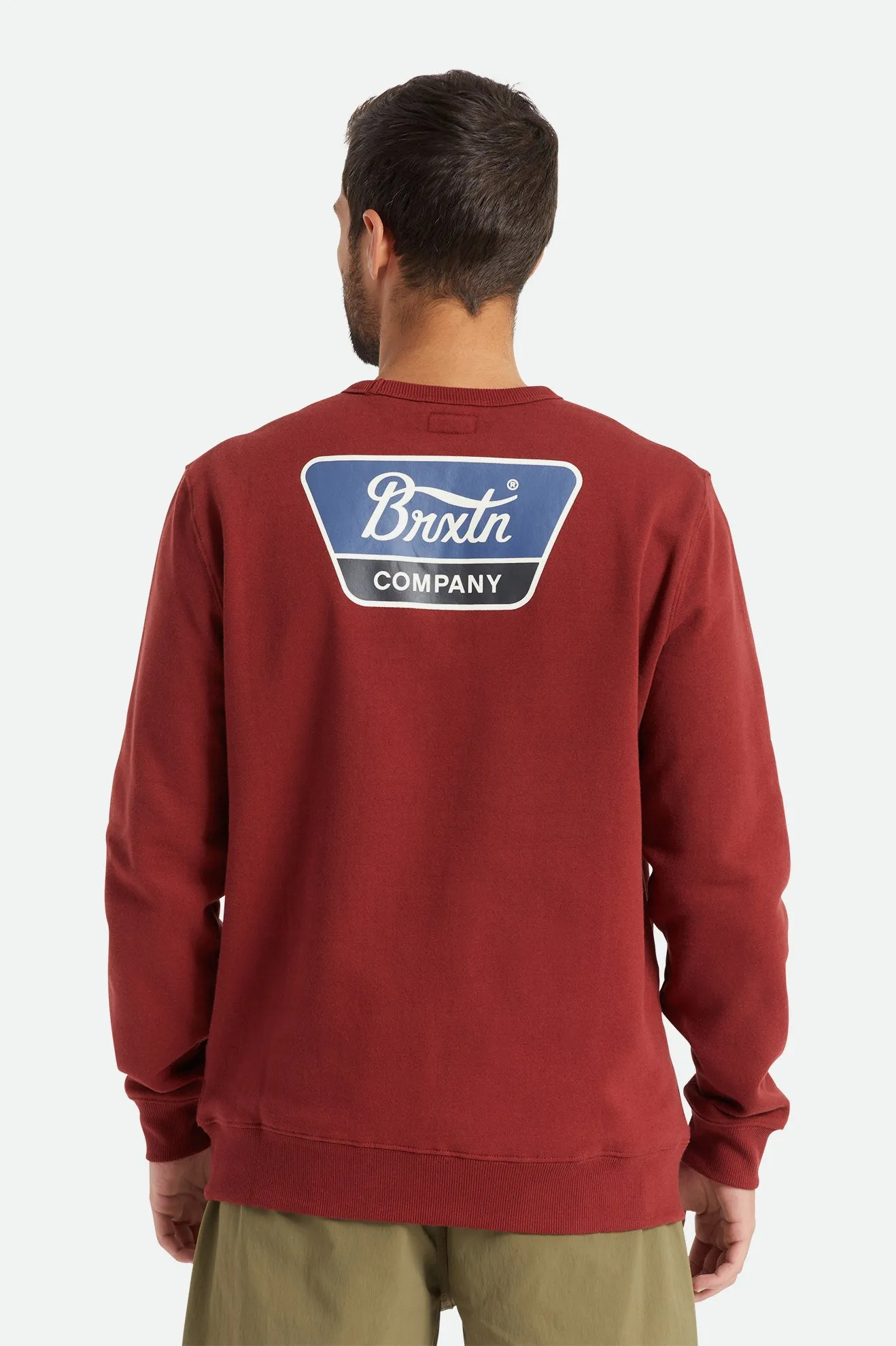 Linwood Crew - Dark Brick sold by Brixton product image thumbnail 4