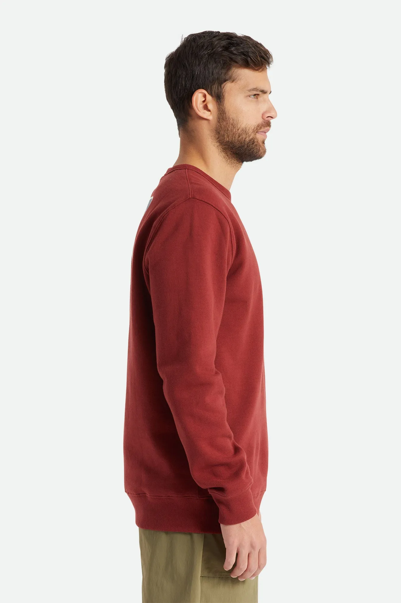 Linwood Crew - Dark Brick sold by Brixton product image thumbnail 3