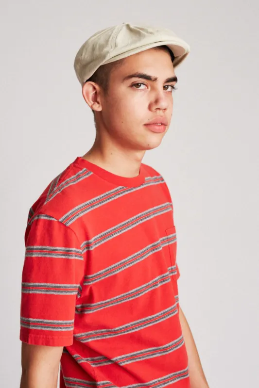 Brood Snap Cap - Bone sold by Brixton
