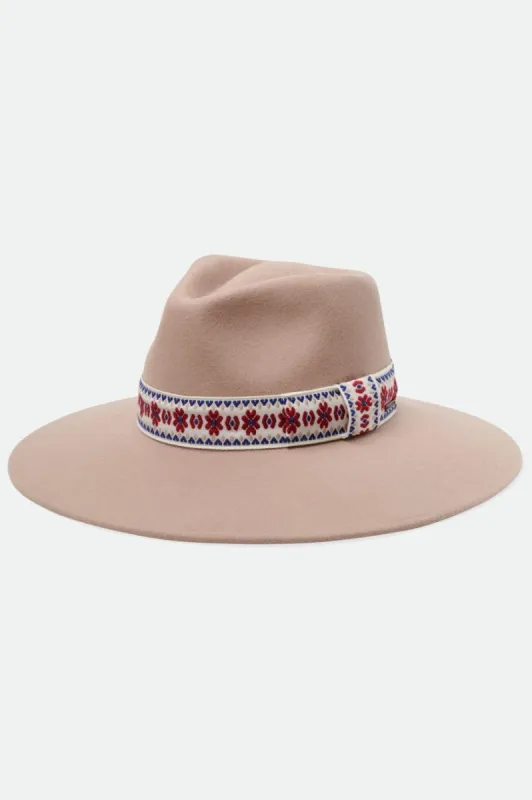 Joanna Felt Hat - Sesame/Multi sold by Brixton