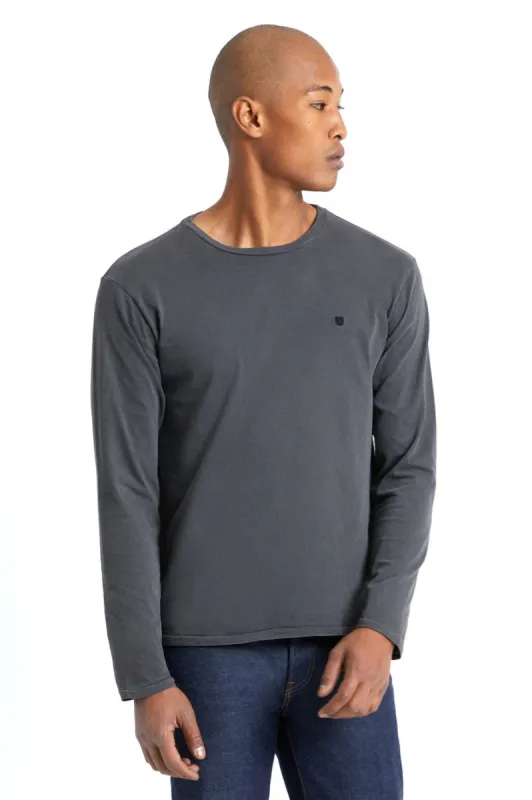 Vintage Beat Up L/S Tee - Black sold by Brixton