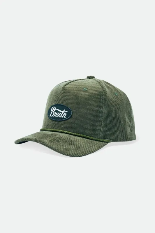 Parsons MP Snapback - Olive Surplus sold by Brixton