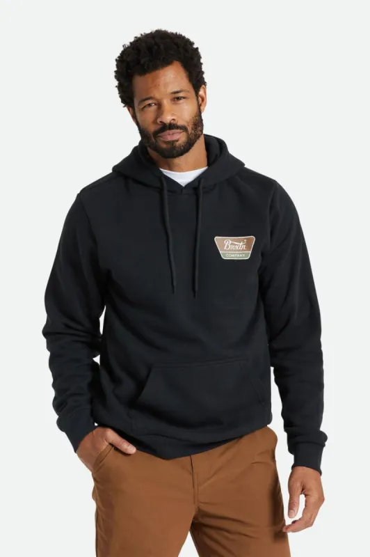 Linwood Hood - Black/Bison sold by Brixton