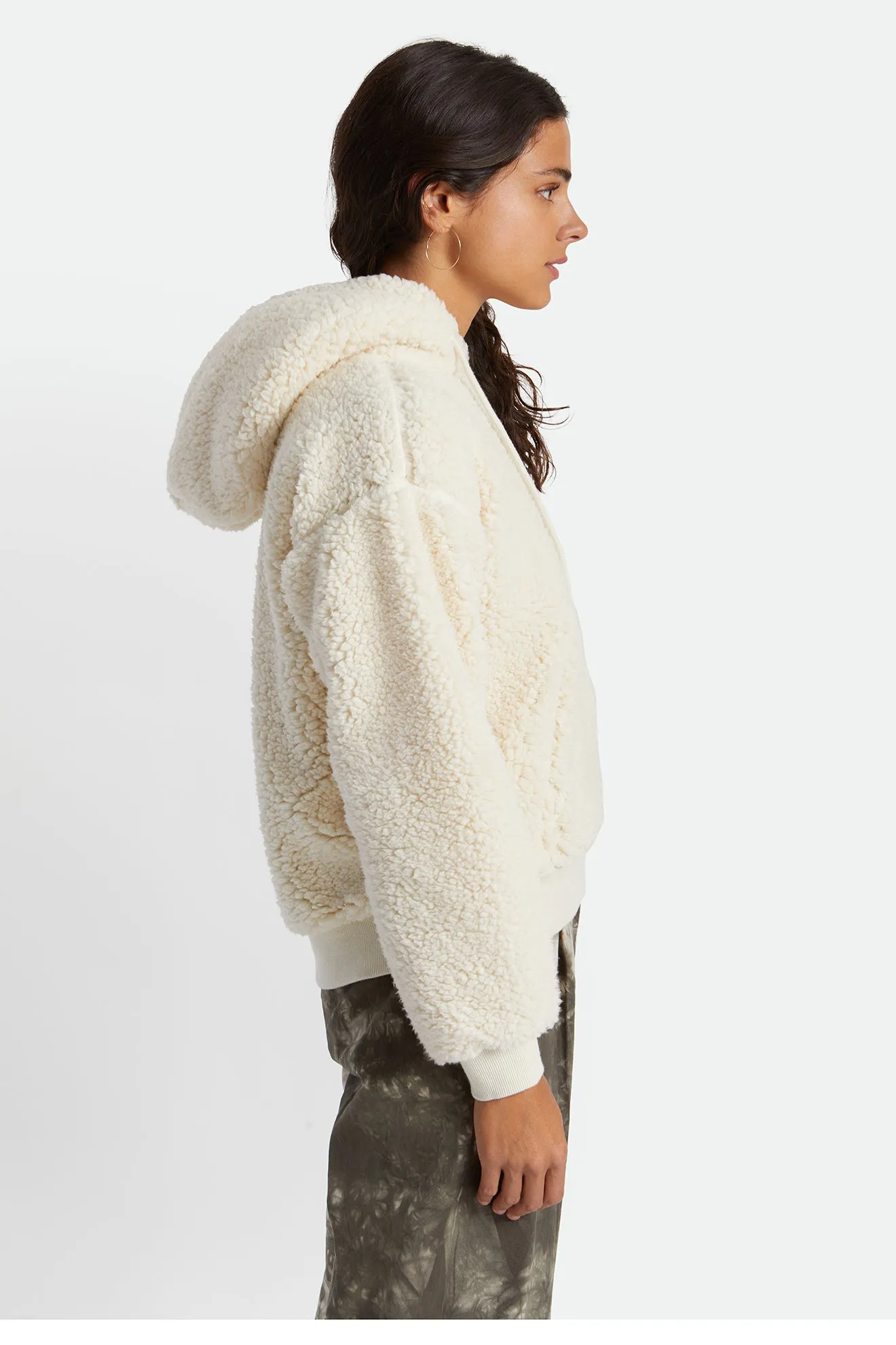 Cloud Sherpa Hood - Dove sold by Brixton product image thumbnail 3