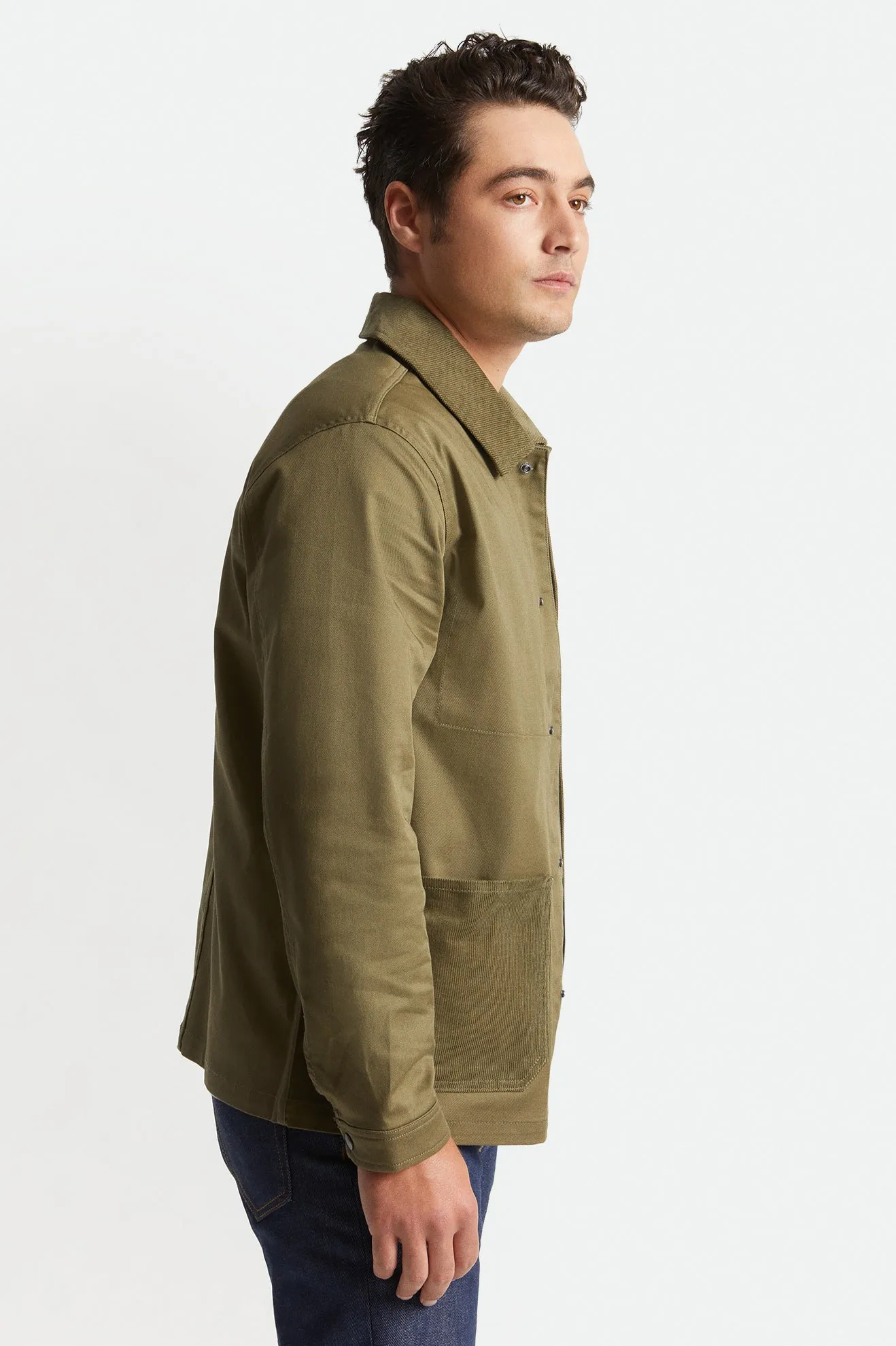 Survey Utility Chore Coat - Military Olive/Military Olive sold by Brixton product image thumbnail 3