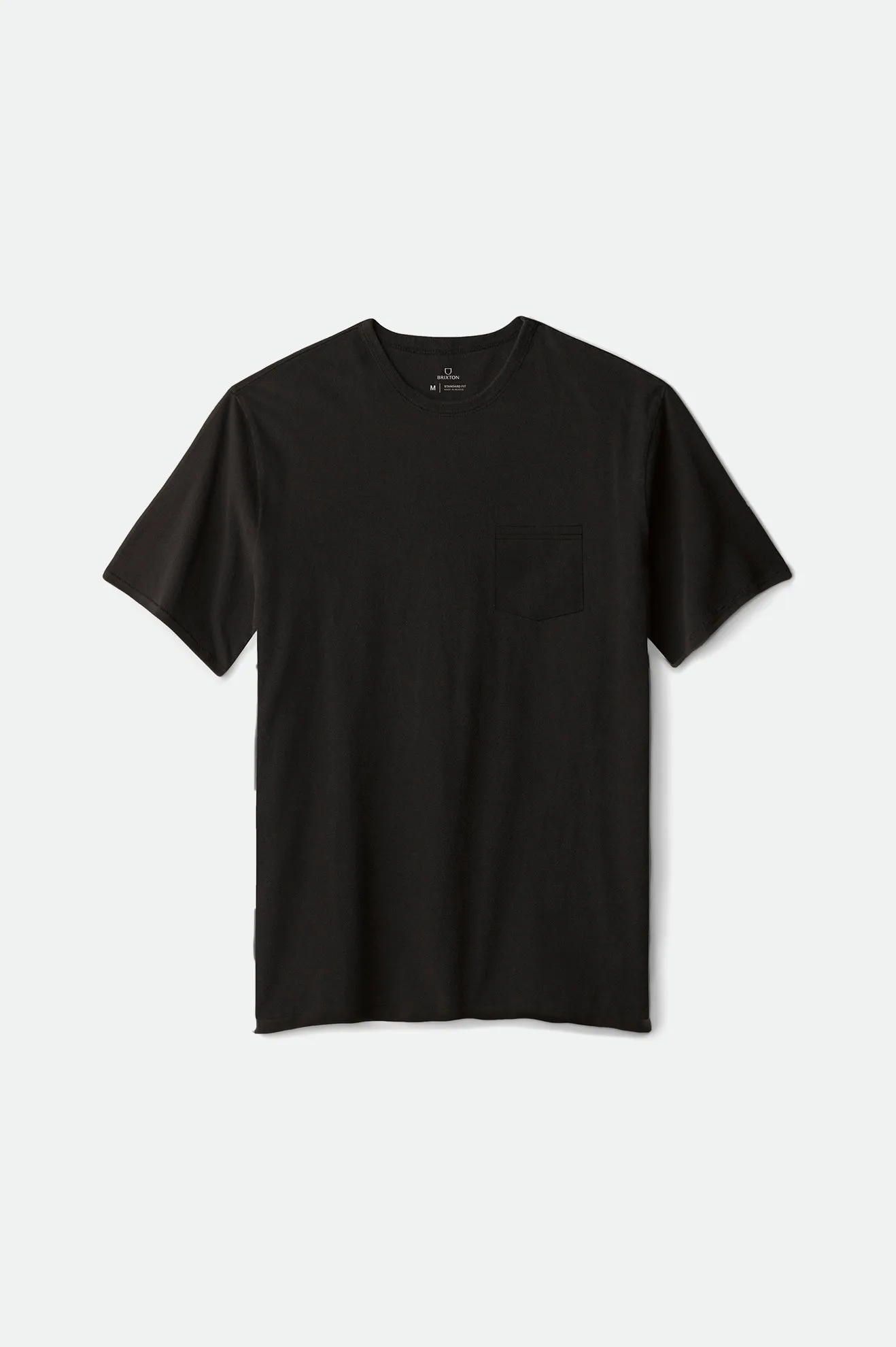 Premium Cotton S/S Pocket Tee - Black sold by Brixton