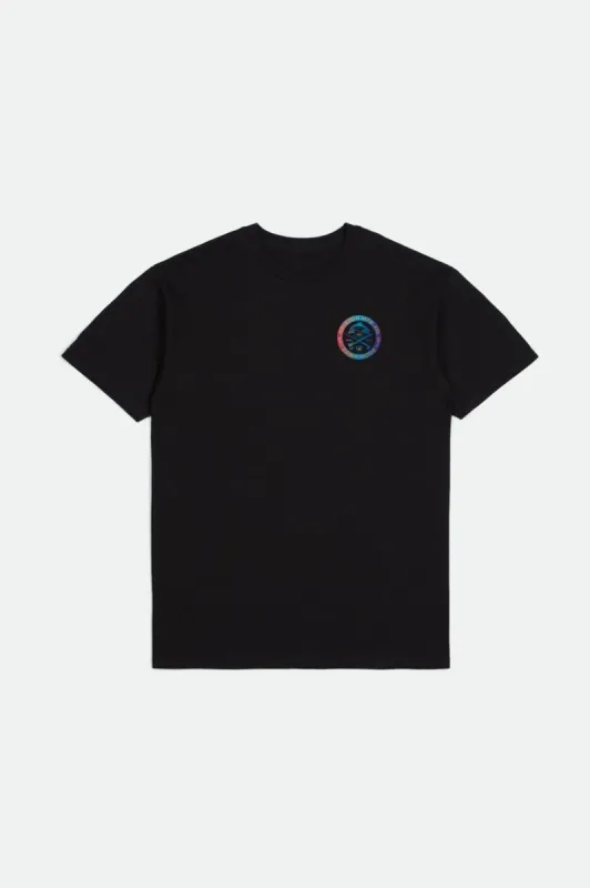 Highlands S/S Standard Tee - Black sold by Brixton