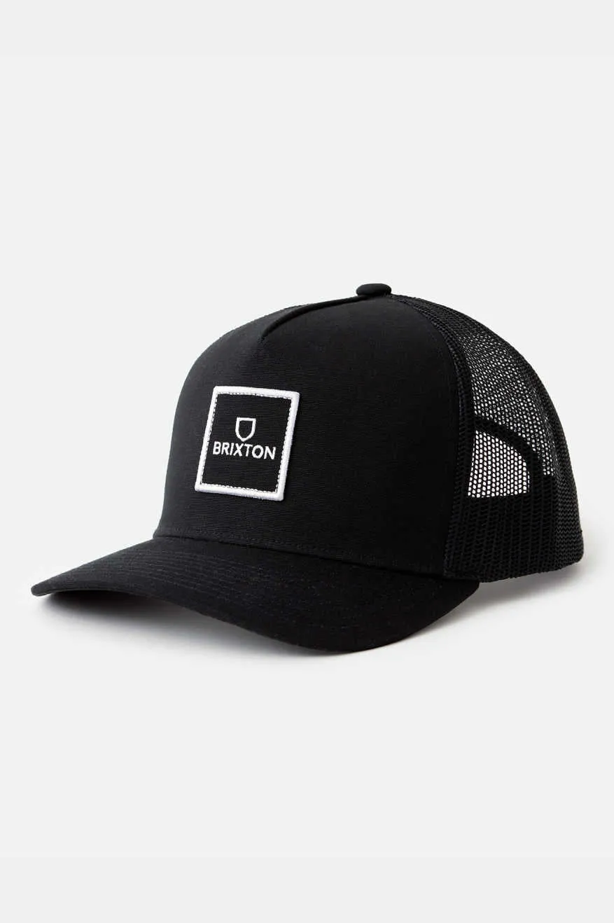 Woodburn Netplus Trucker Hat - Black sold by Brixton