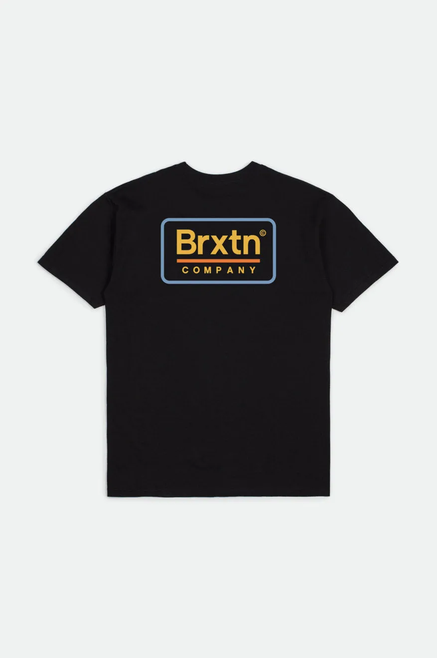 Boys Palmer S/S Standard Tee - Black sold by Brixton product image thumbnail 4