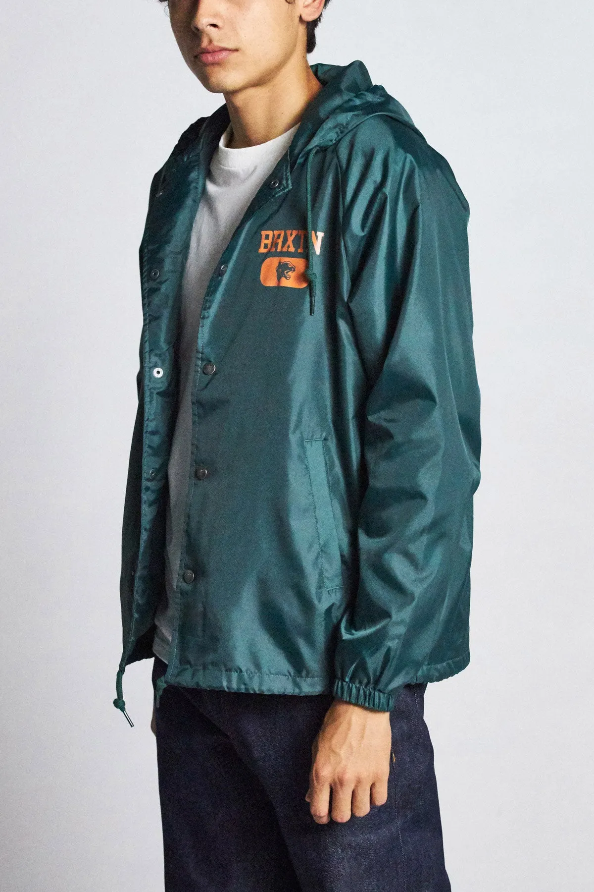 Forte V Hood Jacket - Emerald sold by Brixton product image thumbnail 4