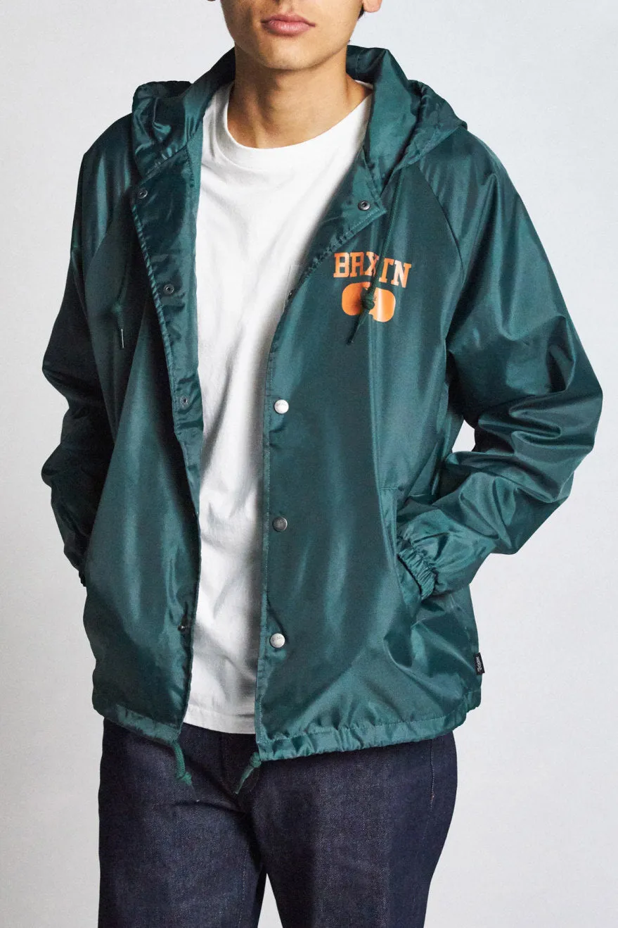 Forte V Hood Jacket - Emerald sold by Brixton
