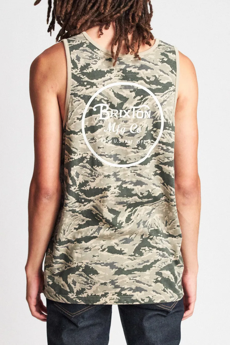 Wheeler Tank Top - Digi Tiger Camo sold by Brixton product image thumbnail 3