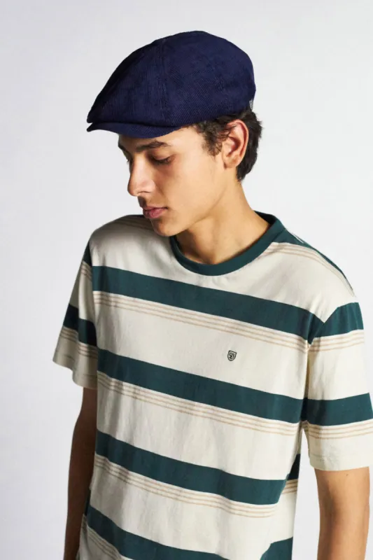 Brood Corduroy Snap Cap - Patriot Blue sold by Brixton