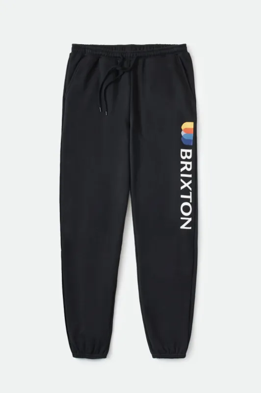 Alton Sweatpant - Black sold by Brixton