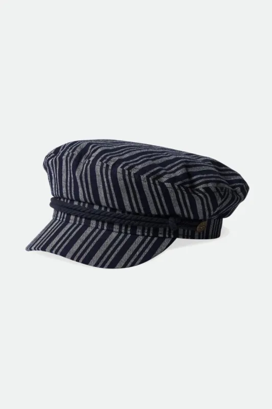 Fiddler Fisherman Cap - Denim Stripe sold by Brixton