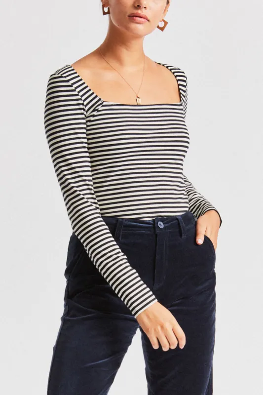 Lombard L/S Knit - Black sold by Brixton