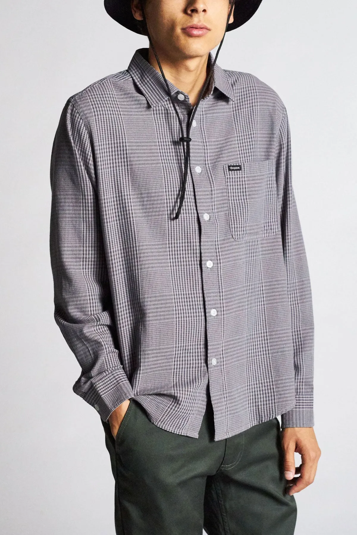 Bozeman L/S Flannel - Mauve sold by Brixton product image thumbnail 4