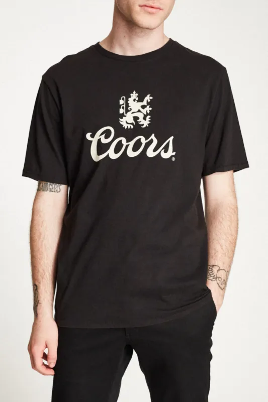 Colorado S/S Premium Tee - Washed Black sold by Brixton