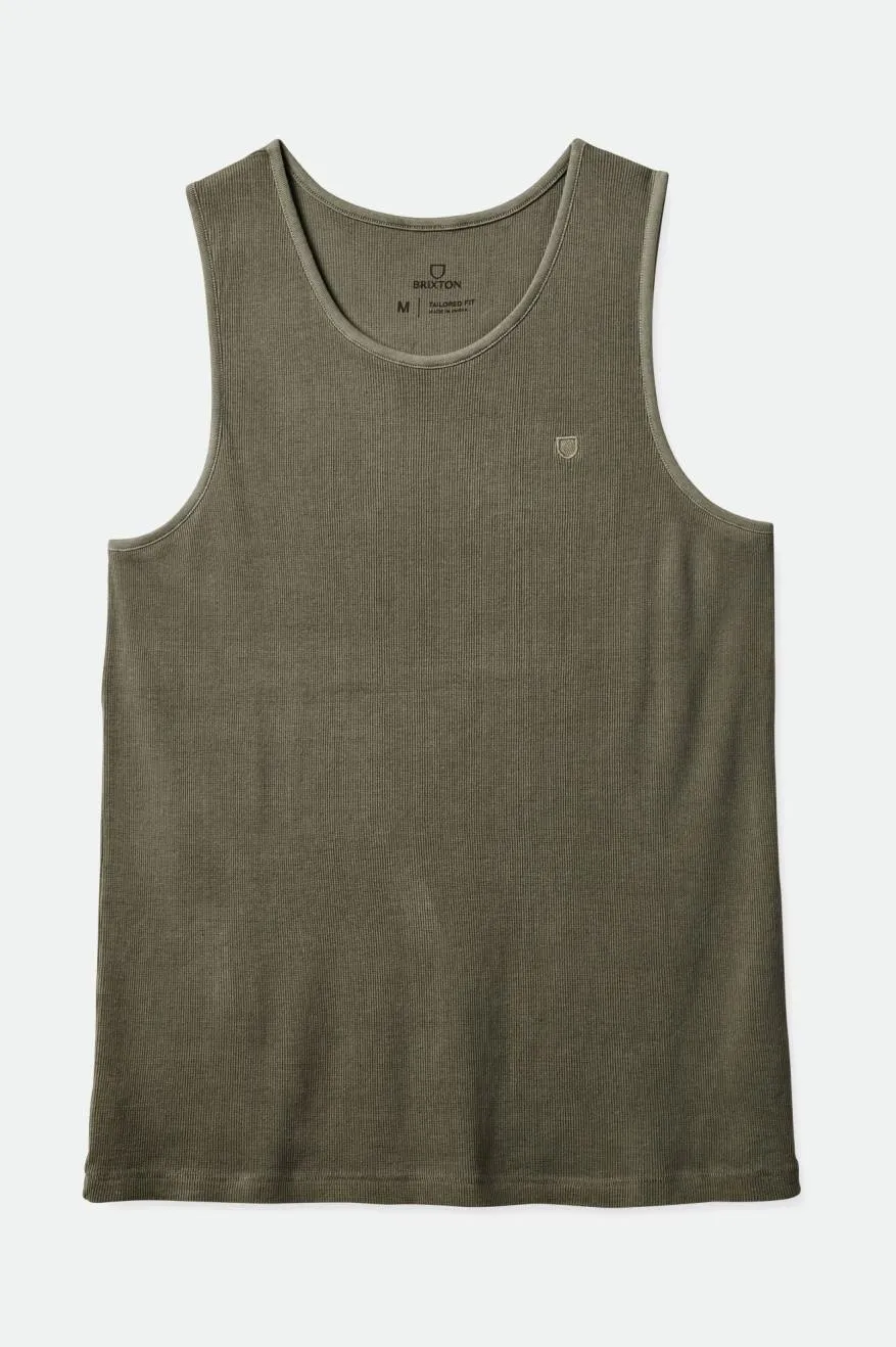 Vintage Reserve Tank - Olive Surplus Vintage Wash sold by Brixton