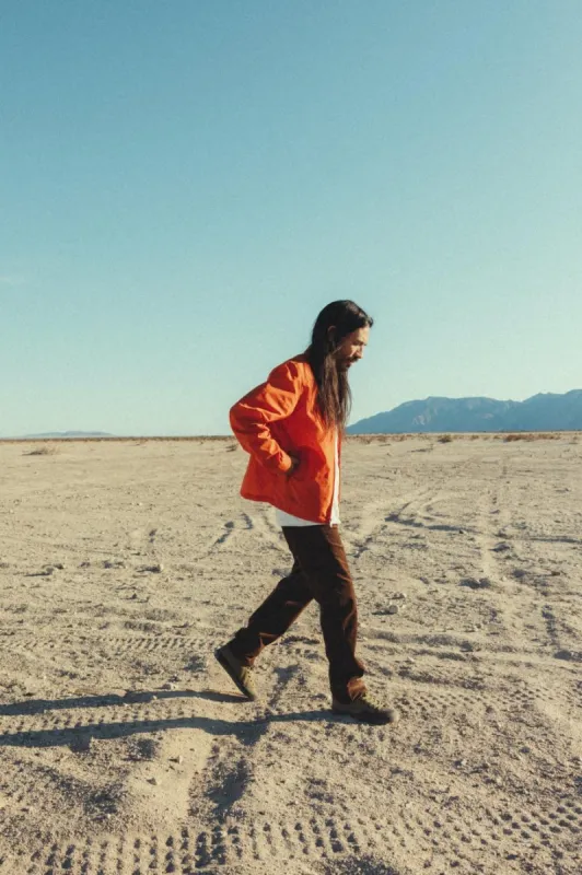 Utopia Vintage Nylon Jacket - Paradise Orange sold by Brixton