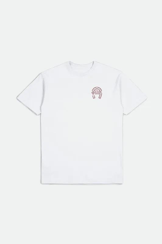 Rodeo S/S Standard Tee - White sold by Brixton