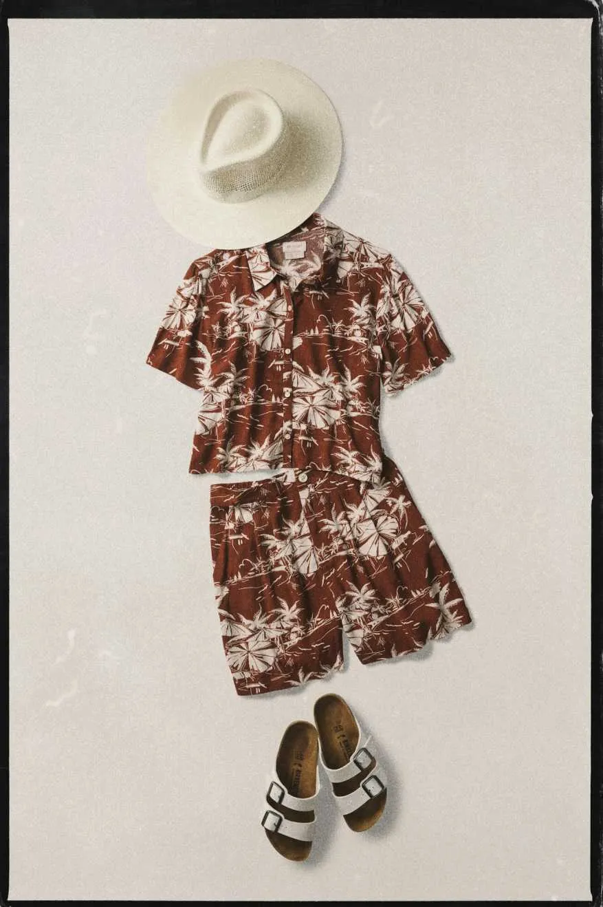 Riviera S/S Woven Shirt - Sepia sold by Brixton product image thumbnail 3