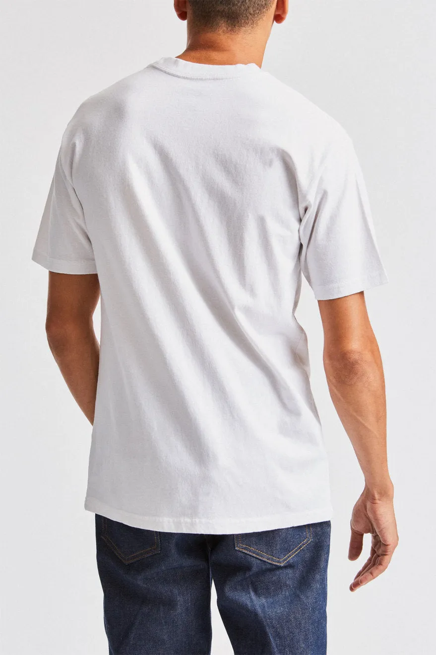 Brickyard S/S Standard Tee - El Camino White sold by Brixton product image thumbnail 4