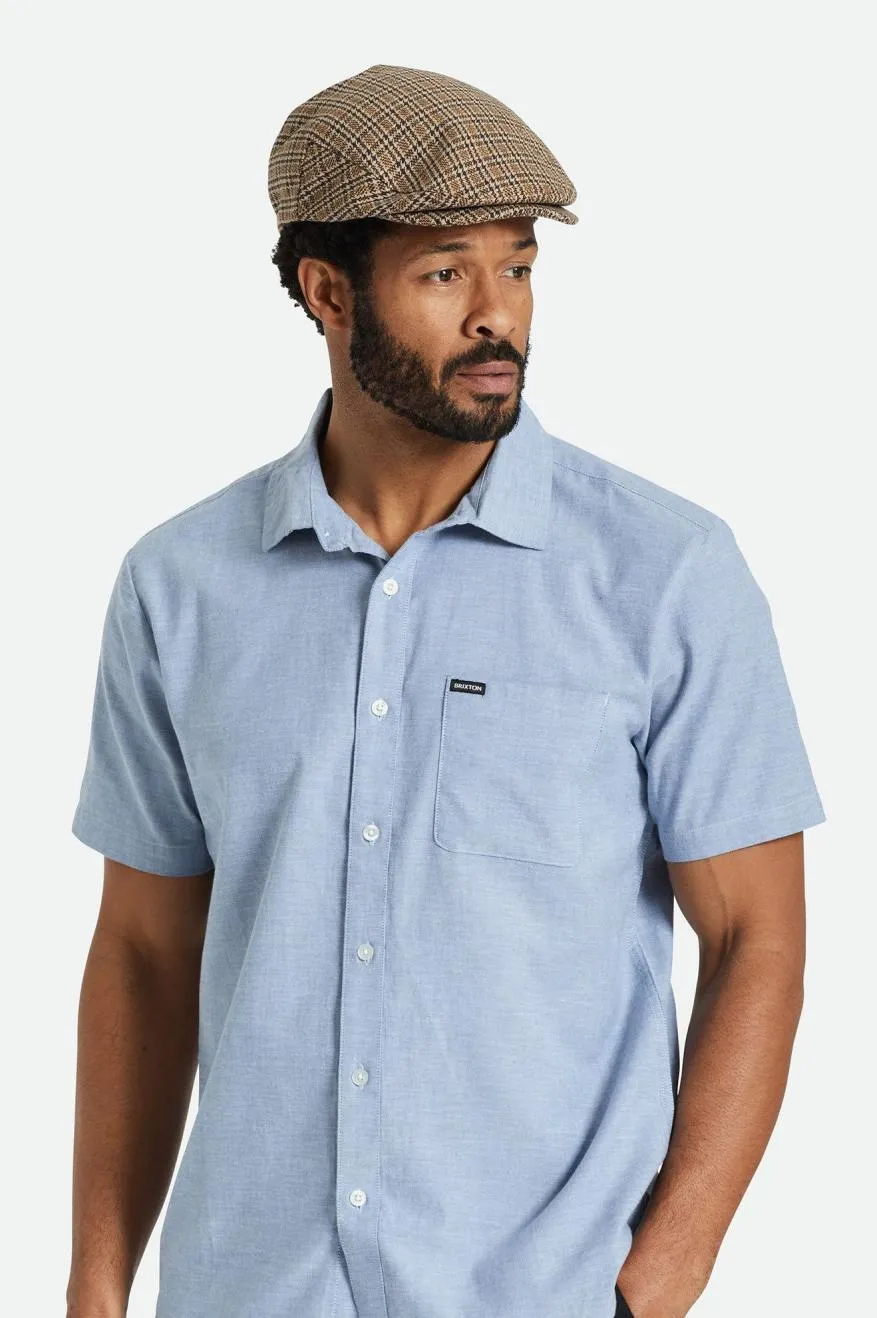 Hooligan Flat Cap - Dark Earth/Sand sold by Brixton product image thumbnail 4