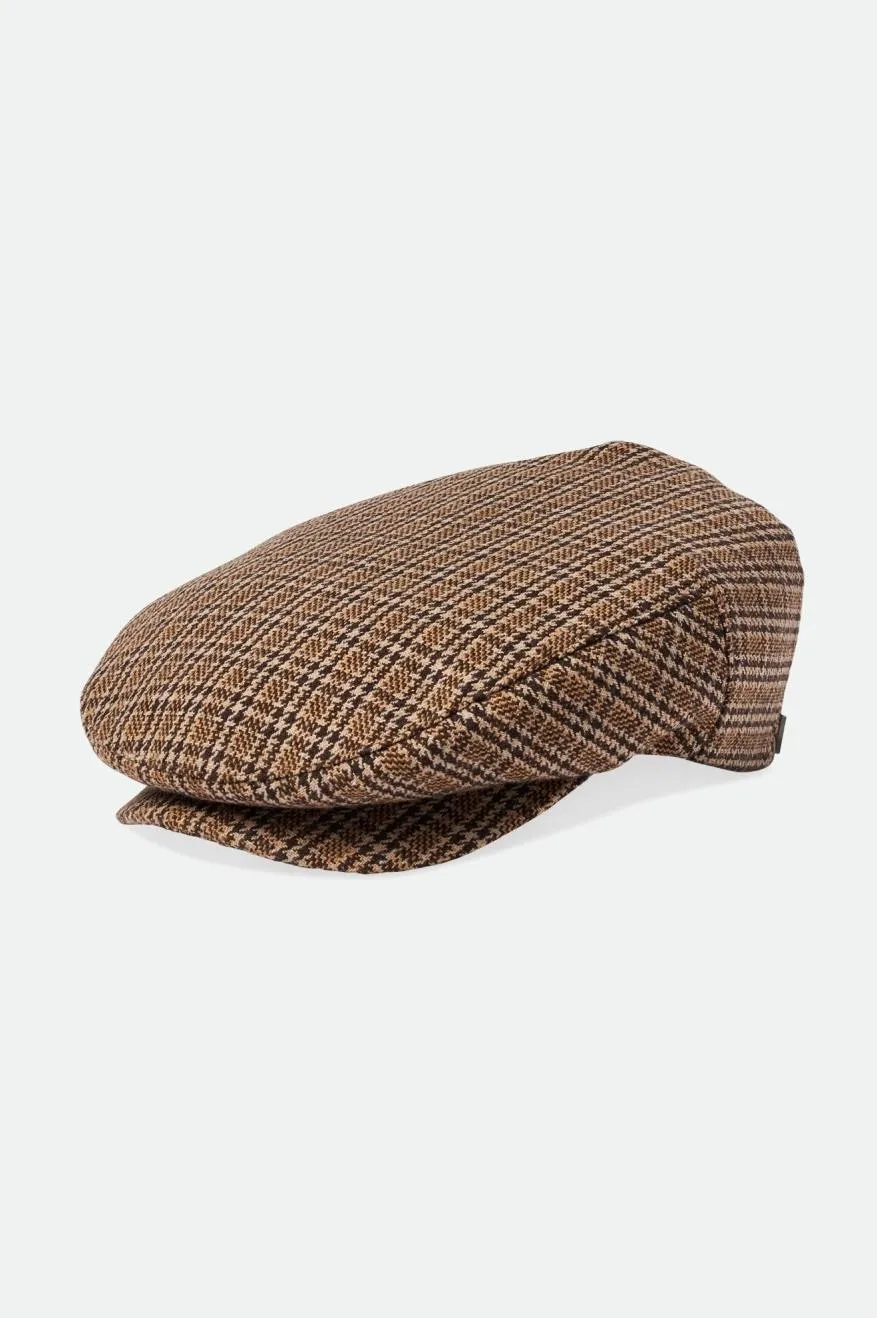 Hooligan Flat Cap - Dark Earth/Sand sold by Brixton